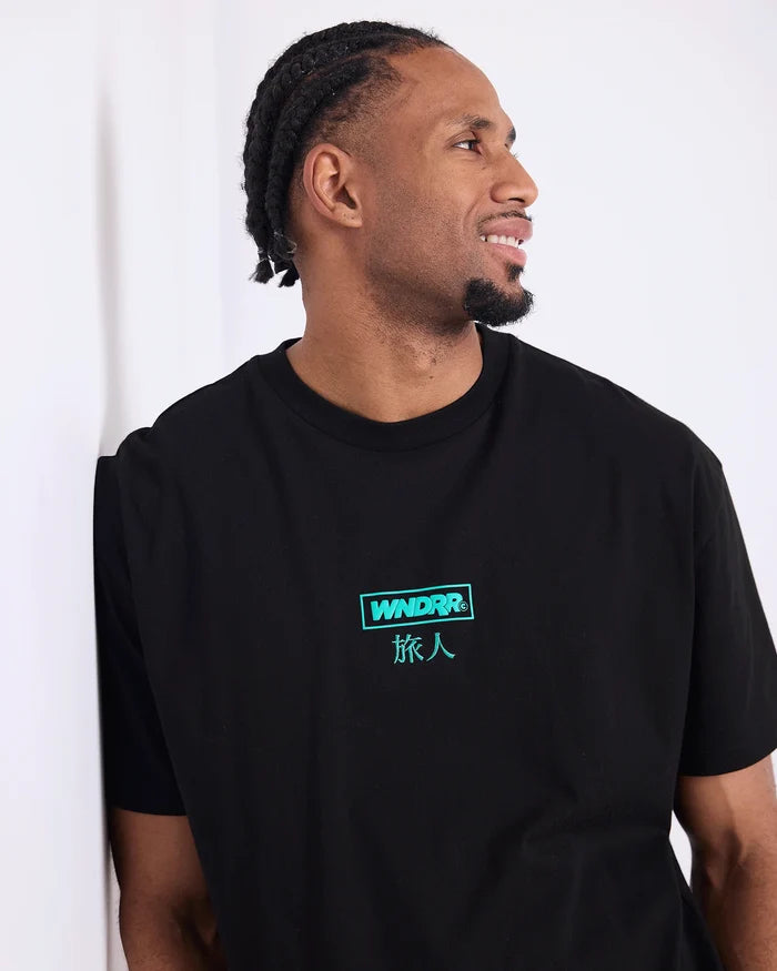 WNDRR Shodo Box Fit Tee (Faded Black)