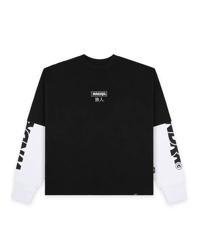 WNDRR Shodo L/S Tee (Black)