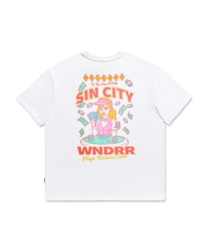 WNDRR Sin City Box Fit Tee (White)