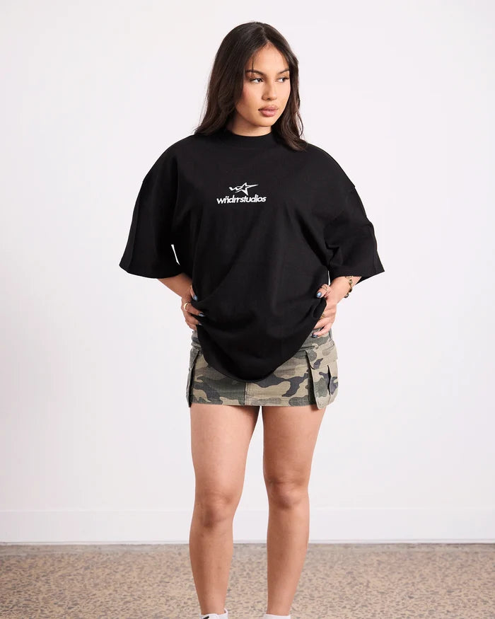WNDRR Stxrhaus Heavy Weight Tee (Black)