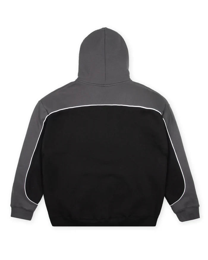 WNDRR Token Panel Hood Sweat (Black/Grey)