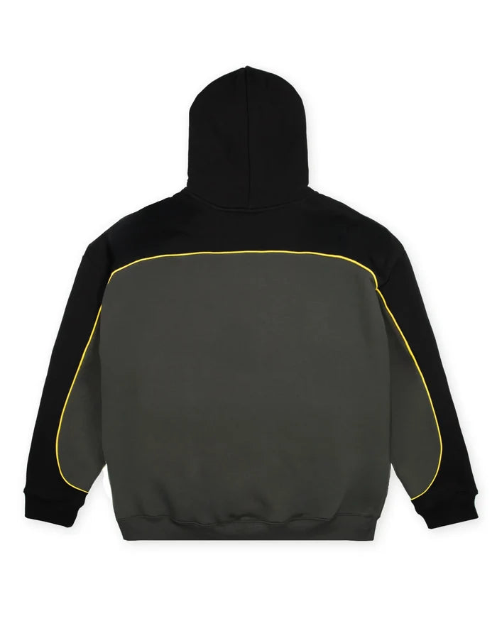 WNDRR Token Panel Hood Sweat (Ink/Black)