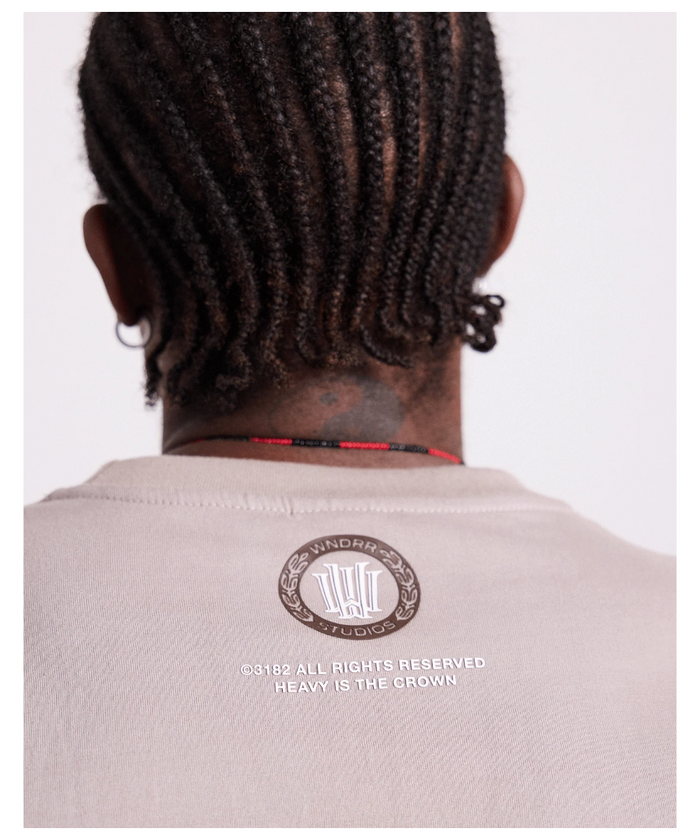 WNDRR Vita Nova Box Fit Tee (Moon Grey)