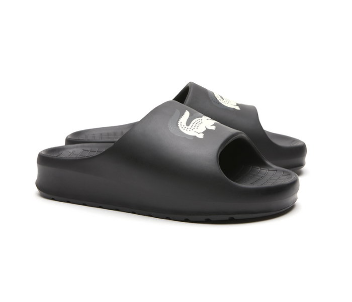 Women's Lacoste Serve Slide CFA 2.0 (BLK/OFF WHT)