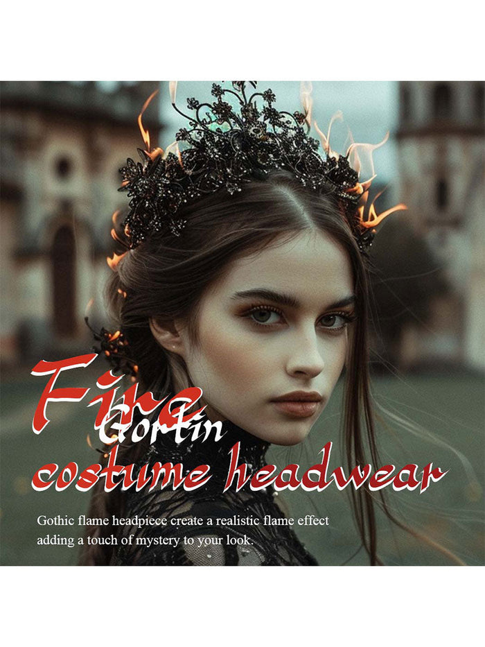 Women's LED Flame Headdress