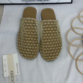 Woven mesh soft-soled slippers