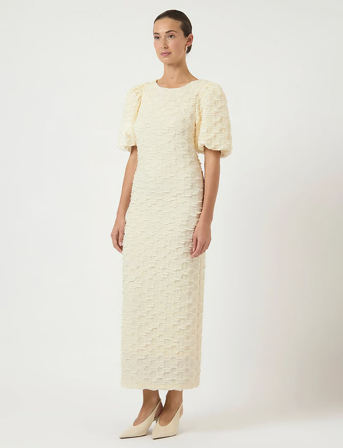 Yasmin Midi Dress (Gardenia)