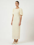 Yasmin Midi Dress (Gardenia)