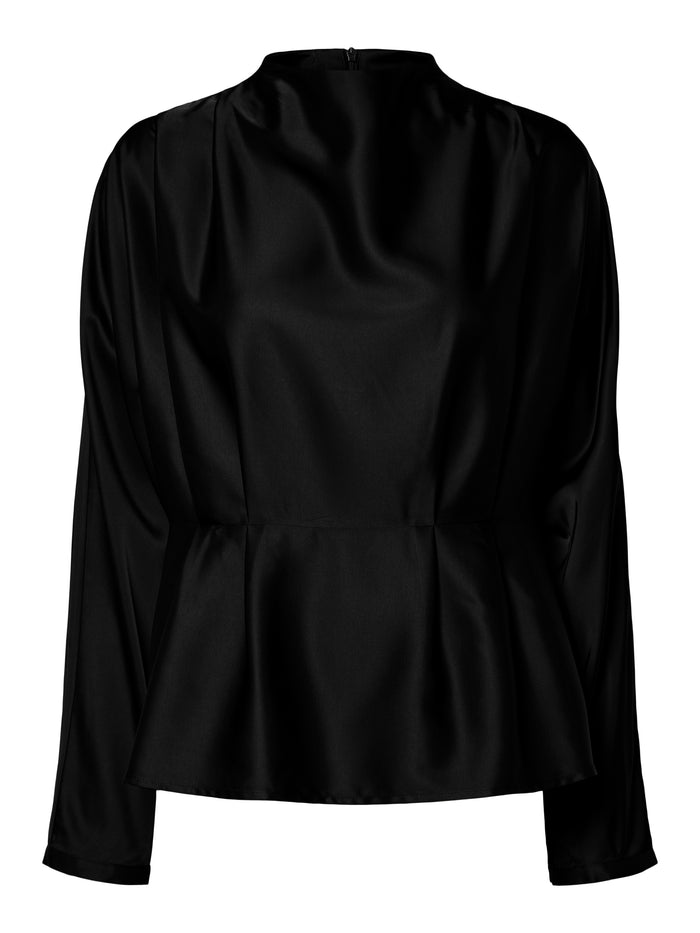 Yera Long Sleeve Top (Black)