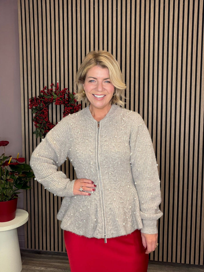 Yvette Knit Cardigan (Fungi)